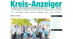 Desktop Screenshot of kreisanzeiger.de
